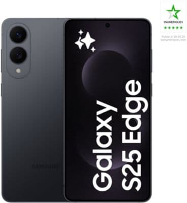 Smartphone SAMSUNG Galaxy S25 Edge Noir Titane 512Go