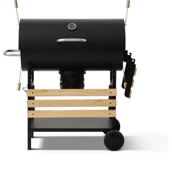 Barbecue a charbon - COOKING BOX - MIKE EVOLUTION - 142 X 57 X 112 cm - Noir