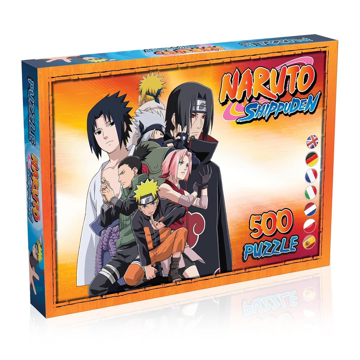 WINNING MOVES Puzzle 500 pièces Naruto Shippuden
