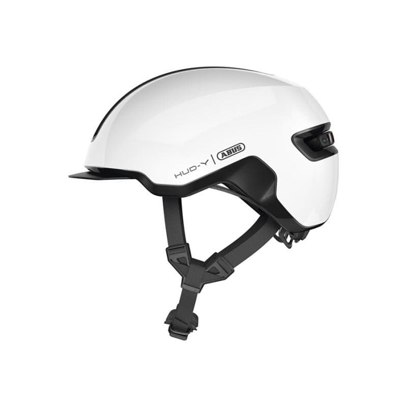 Casque vélo Abus HUD Y SHINY WHITE M