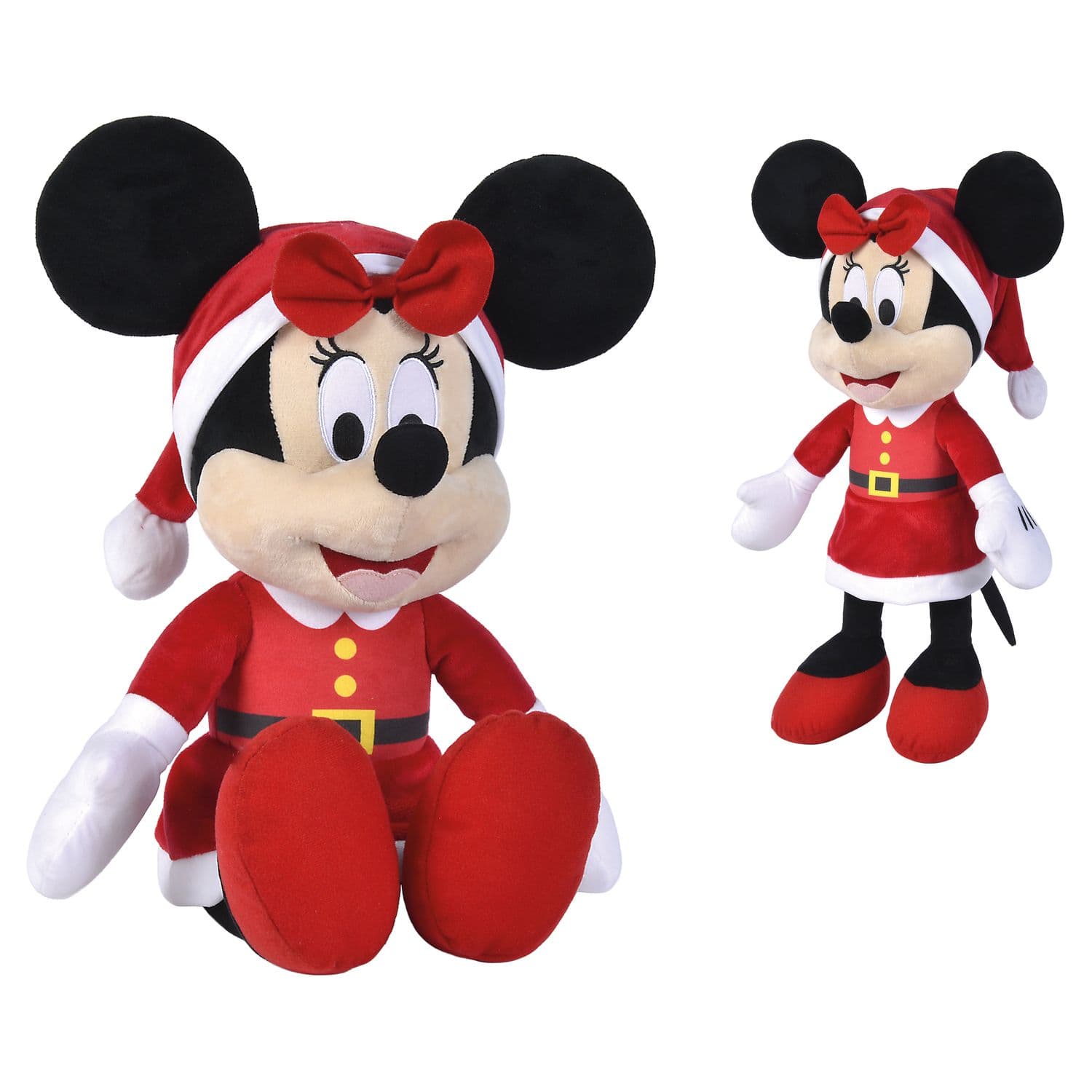Peluche Minnie costume de Noël 45cm