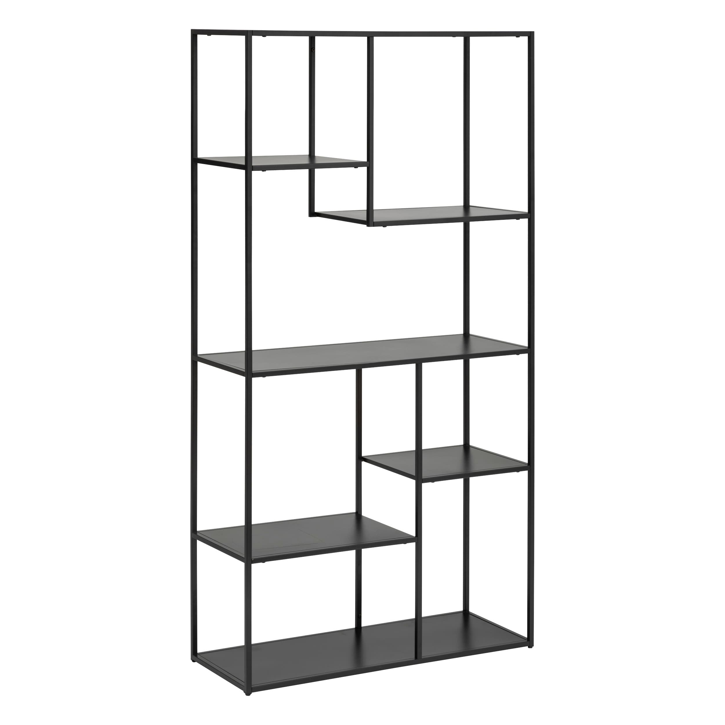 Etagère 6 étages métal noir L90cm CAPUCINE