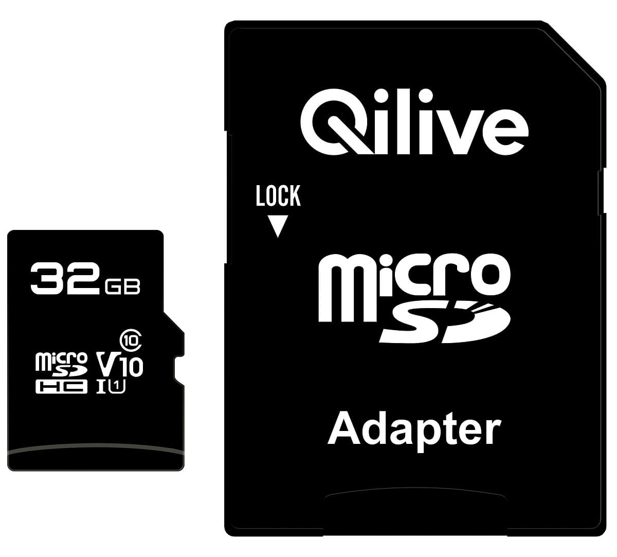 Micro SDXC - 32 Go - Adaptateur SD - Carte mémoire