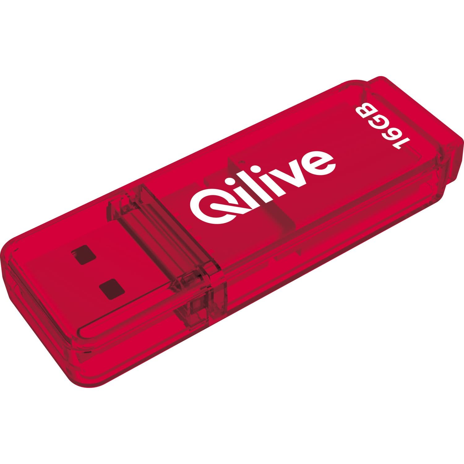 QILIVE Clé USB 16GO USB 3.2 K103 - Rouge