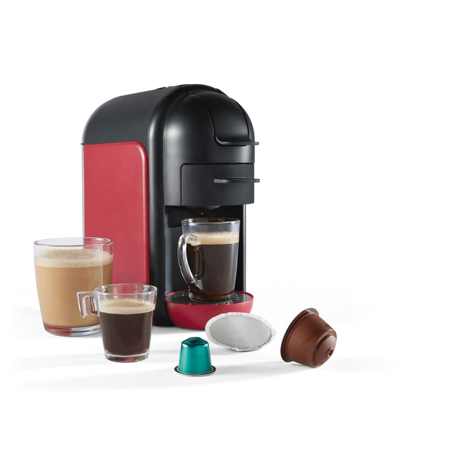Cafetière 3 en 1 expresso multi-capsules Q5720 - Rouge
