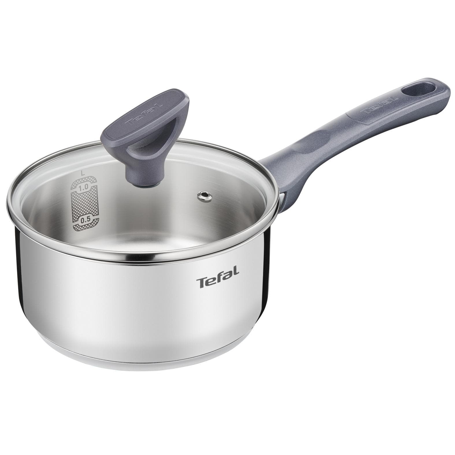 TEFAL Casserole 16cm avec couvercle en verre tous feux dont induction DAILY COOK