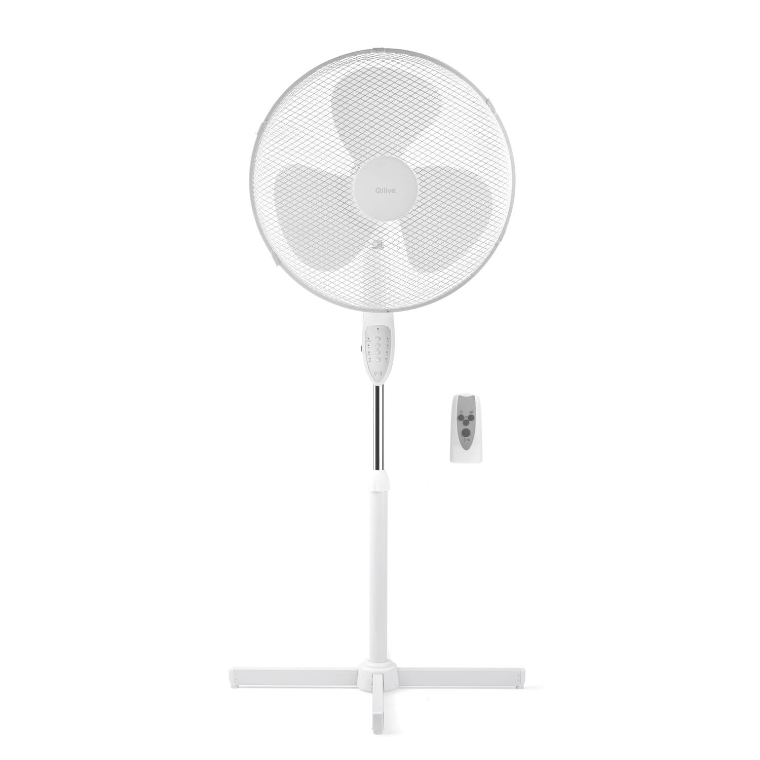 QILIVE Ventilateur sur pied Q.6847 - Blanc