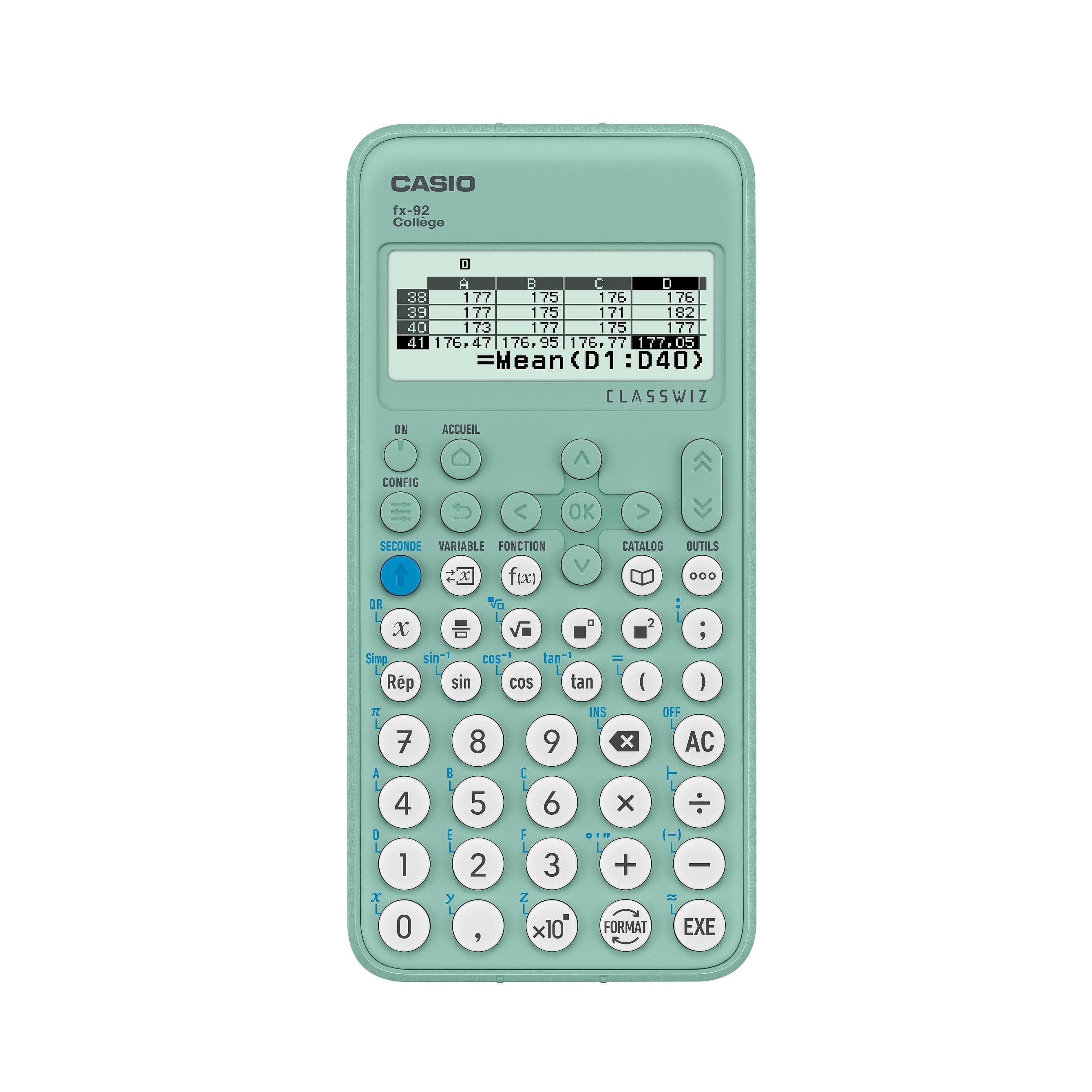 CASIO Calculatrice Scientifique CASIO FX92 COLLEGE