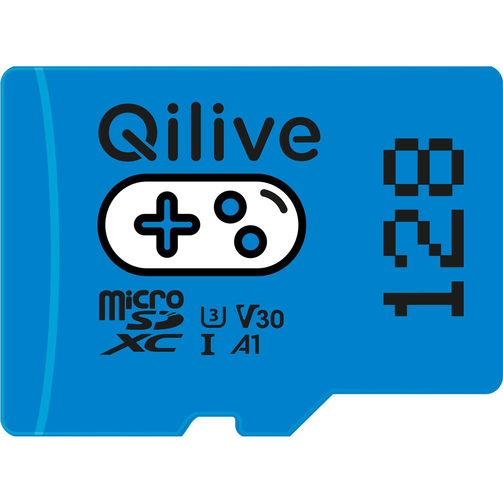 QILIVE Carte micro SD Gaming 128 Go