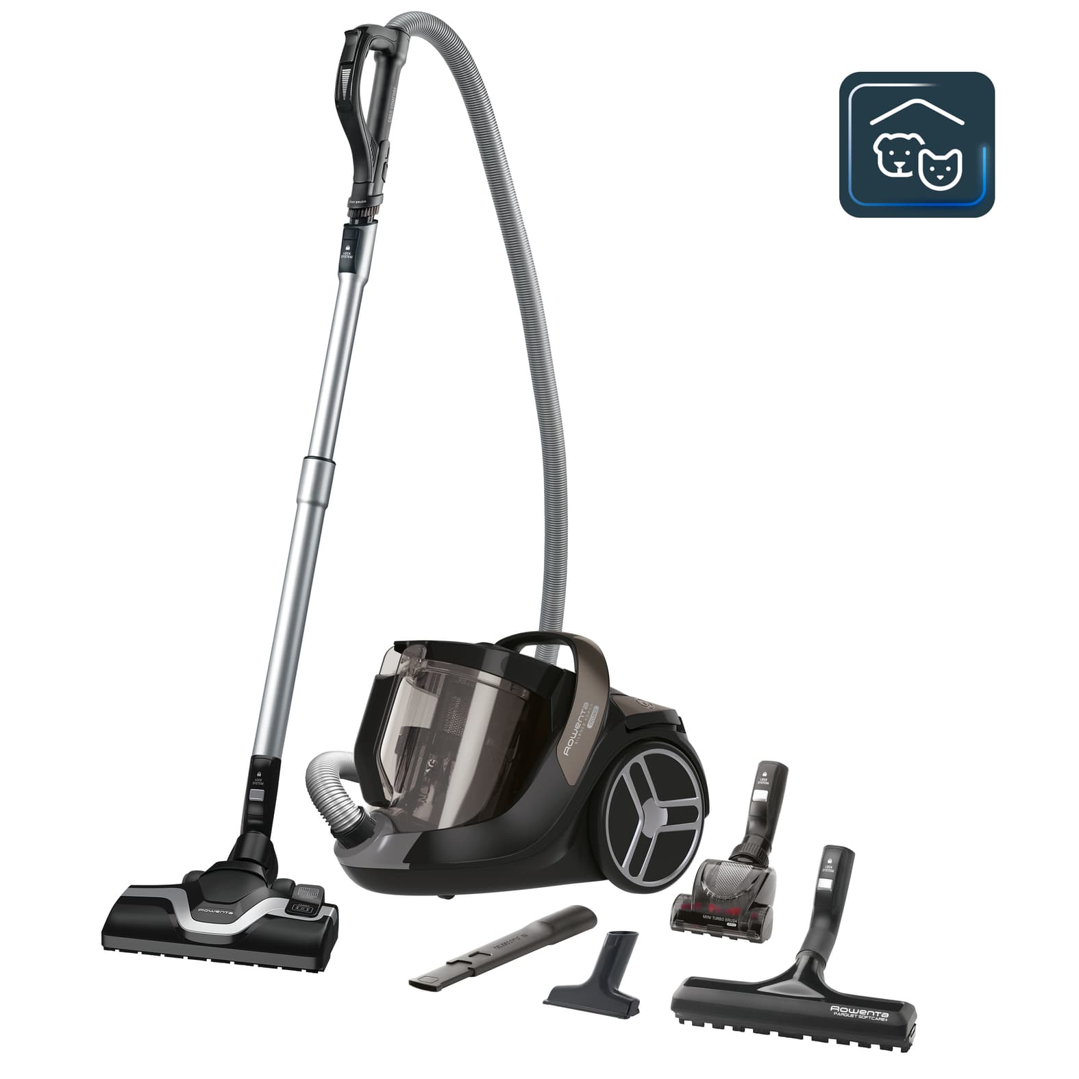Aspirateur traîneau sans sac YY5464FE - Gris