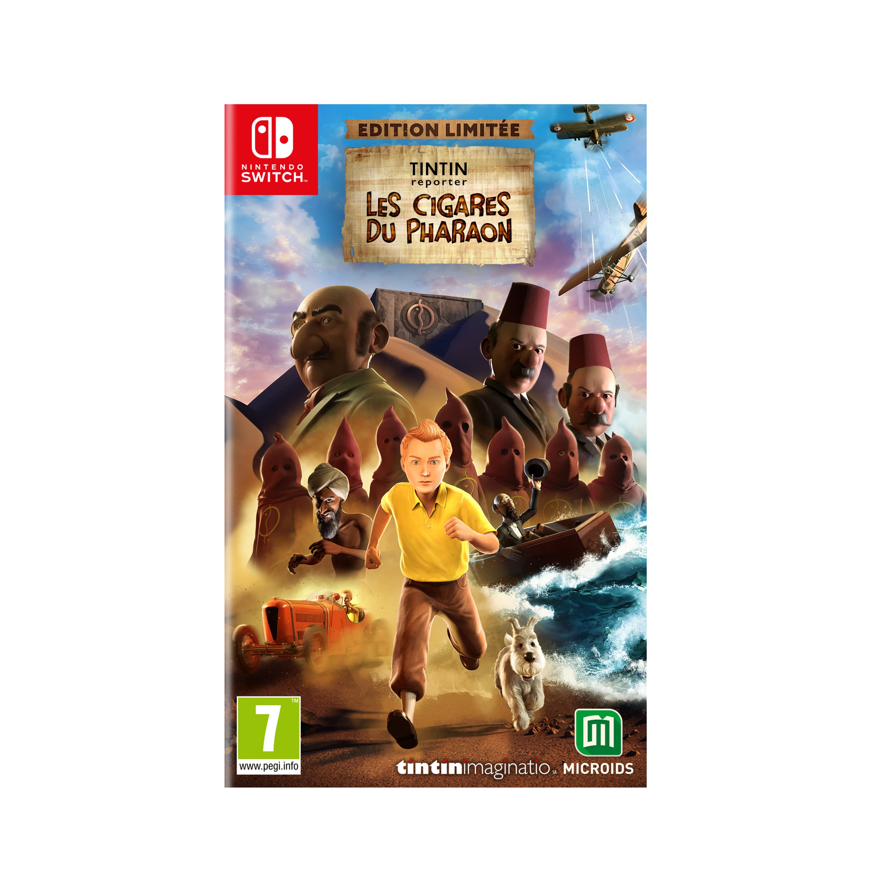 Tintin Reporter : Les Cigares Du Pharaon Édition Limitée Nintendo Switch - Code de Téléchargement