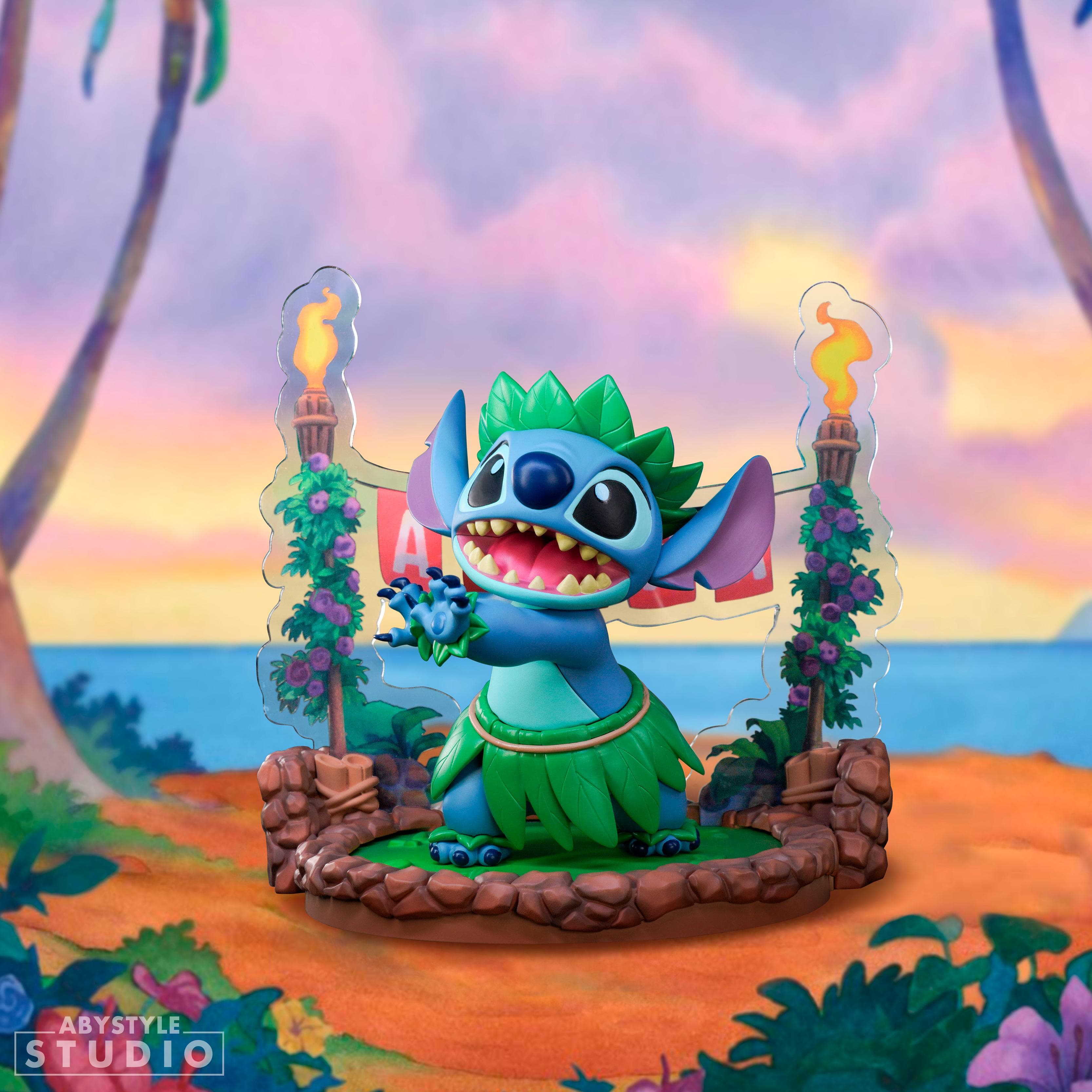 Figurine Stitch Hula Dance Lil &amp; Stitch Disney
