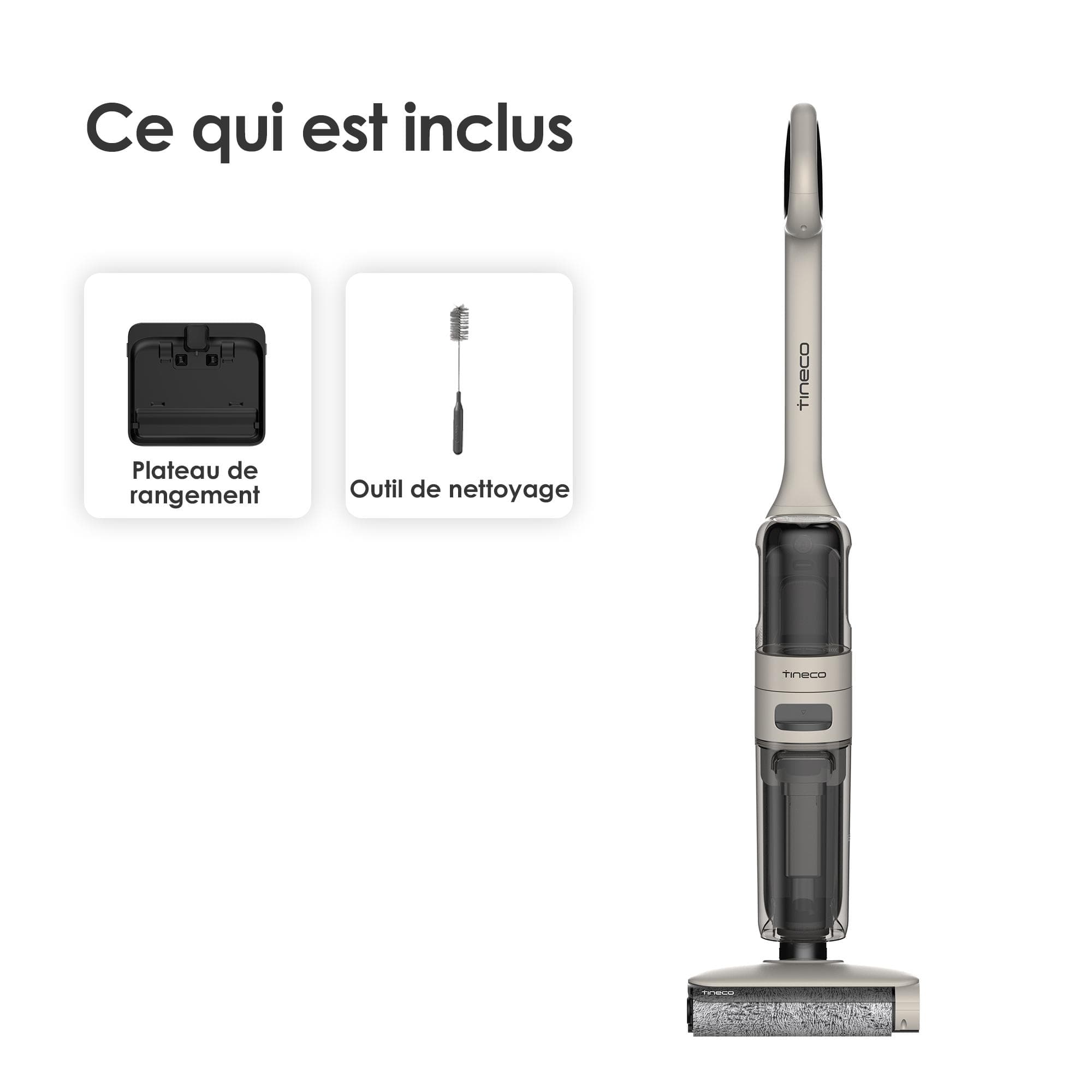 TINECO Aspirateur balai laveur Y2 LITE - Gris