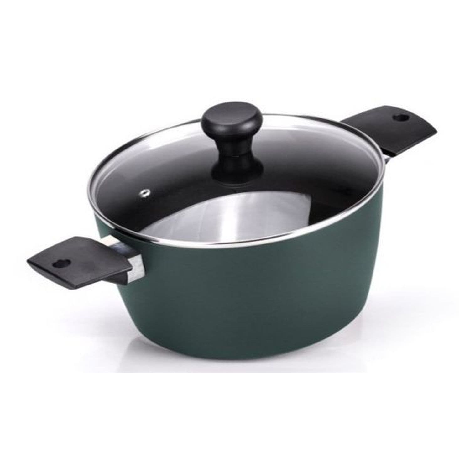 ACTUEL Faitout induction céramique 24 cm avec couvercle en verre
