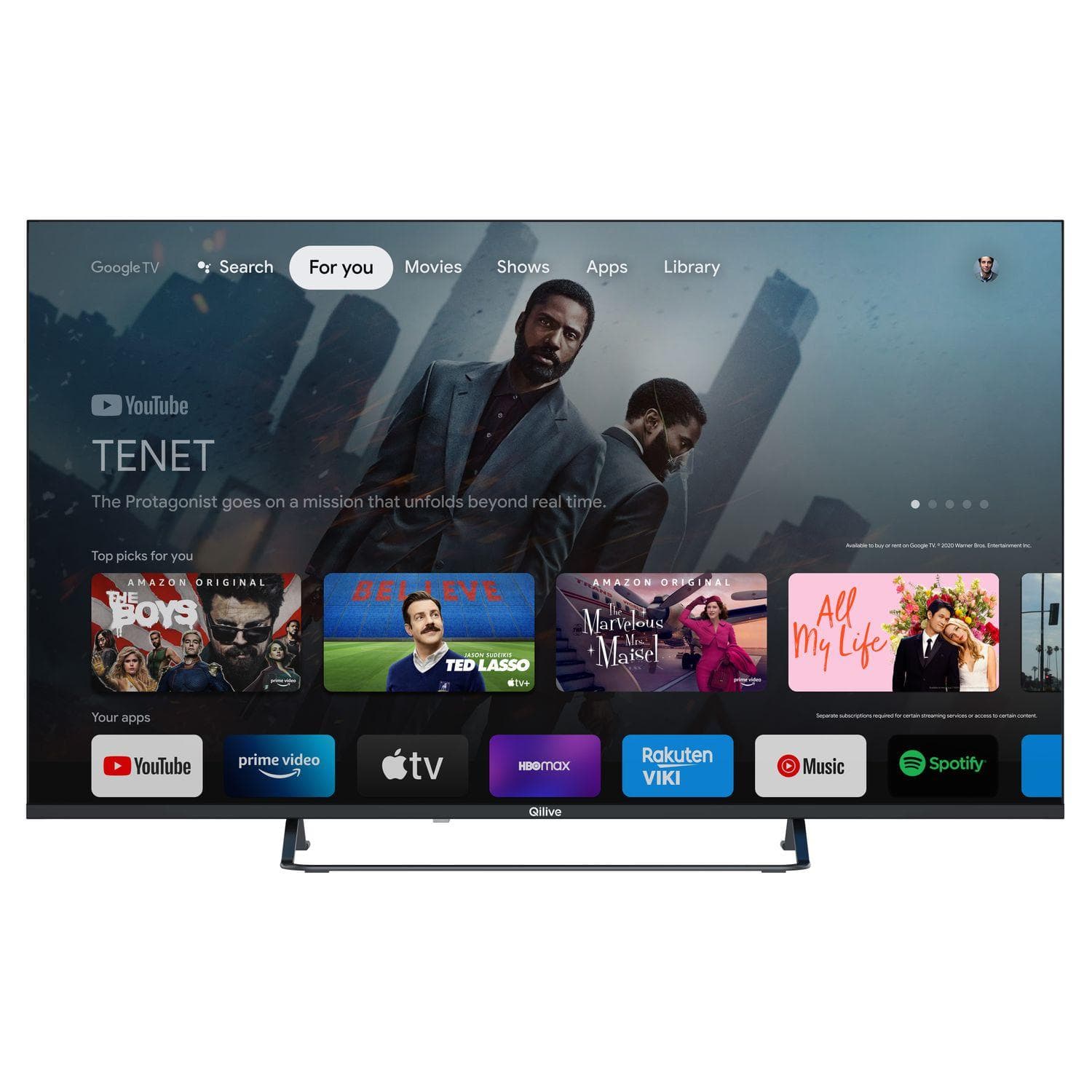 QILIVE TV QLED Q50QG231B
