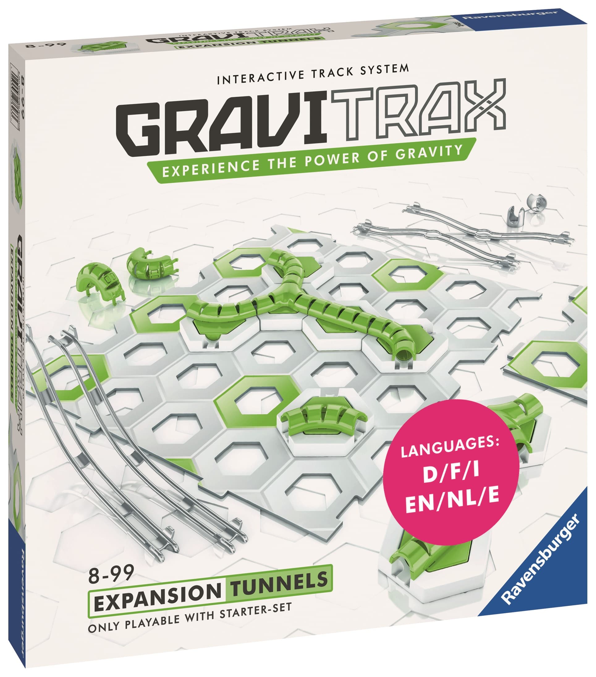 RAVENSBURGER Jeu de construction GraviTrax - Set d'extension Tunnels