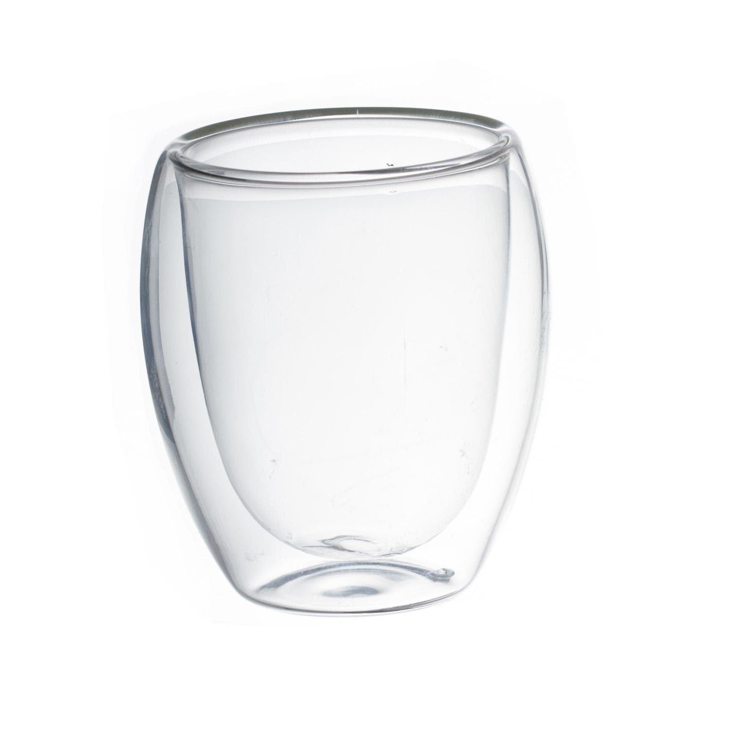 2 tasses à café double paroi en verre