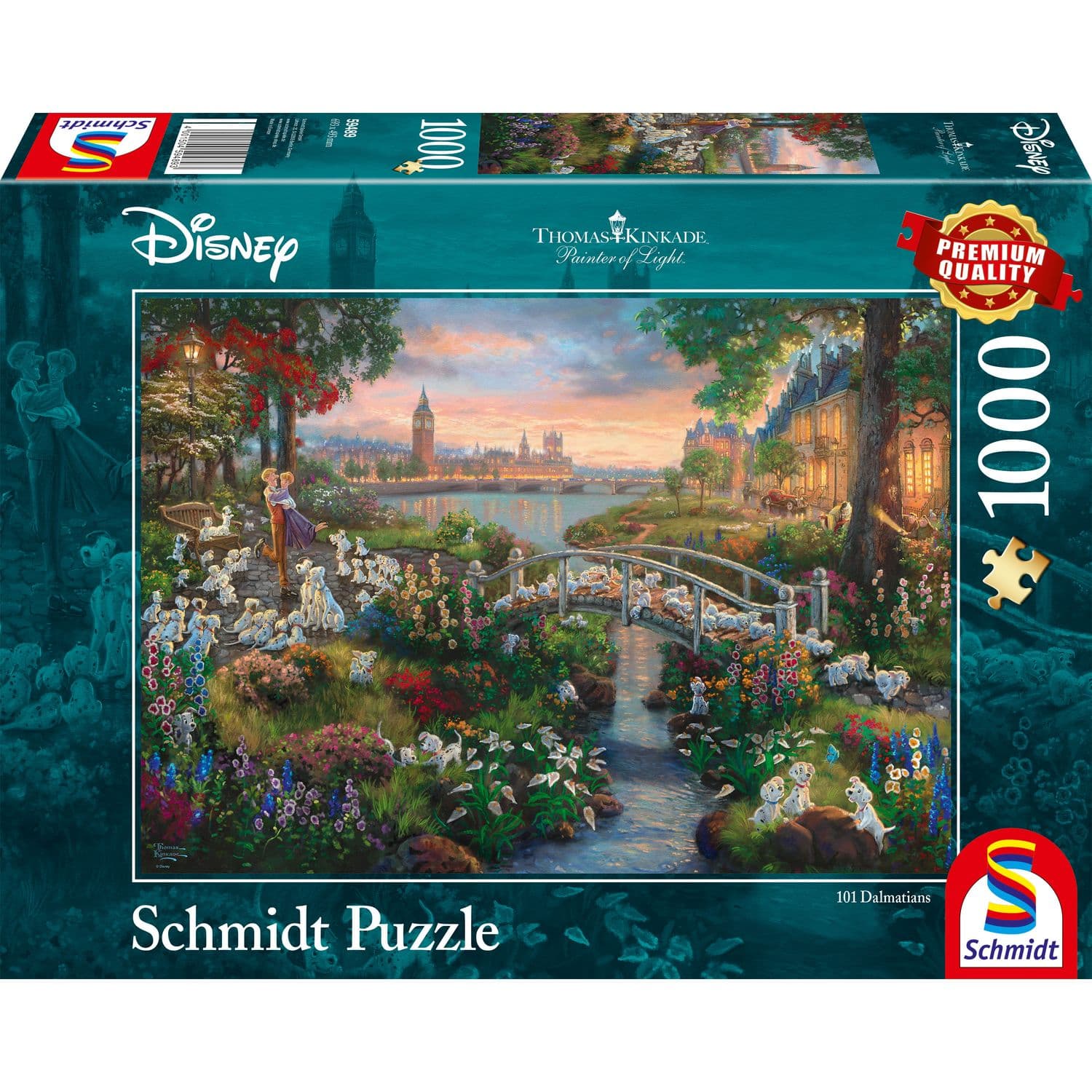 Puzzle - Disney les 101 Dalmatiens - 1000 pièces