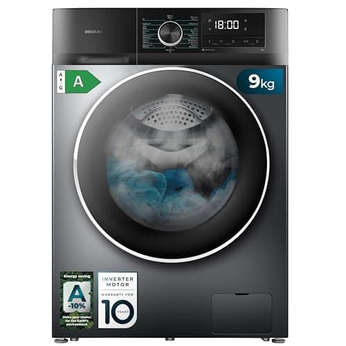 Cecotec Lavadora Frontale 9 Kg Dresscode 9500 Acero