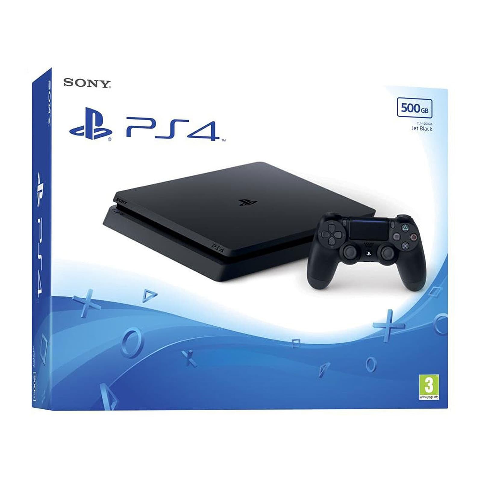 Sony PlayStation 4 Slim (500 Go) - Jet Black · Reconditionné