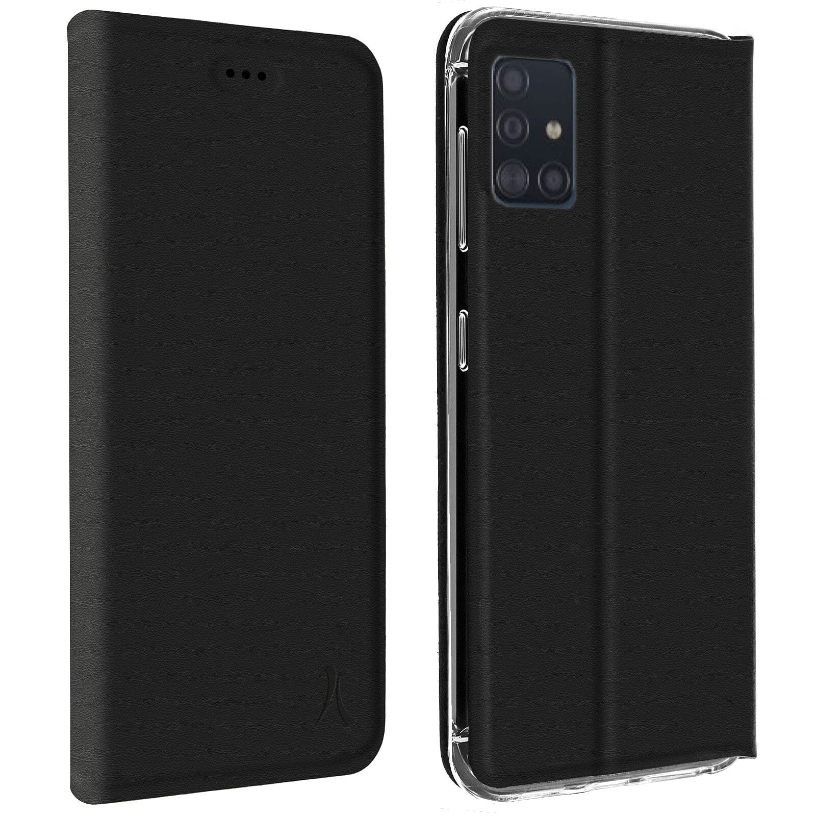 Akashi Etui Folio Porte Carte Noir Samsung Galaxy A51