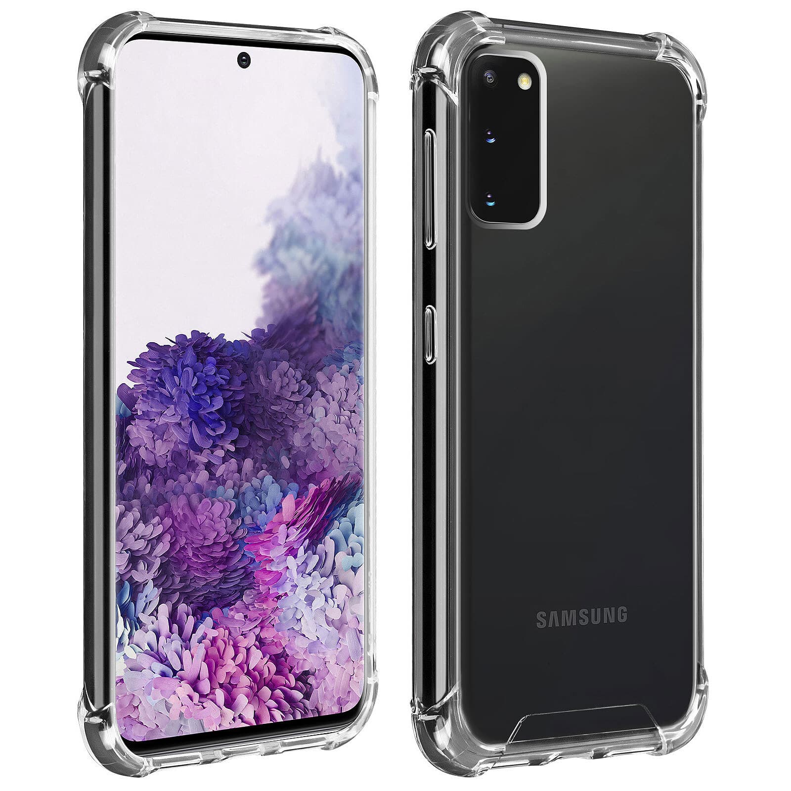 Akashi Coque TPU Angles Renforcés Samsung Galaxy S20