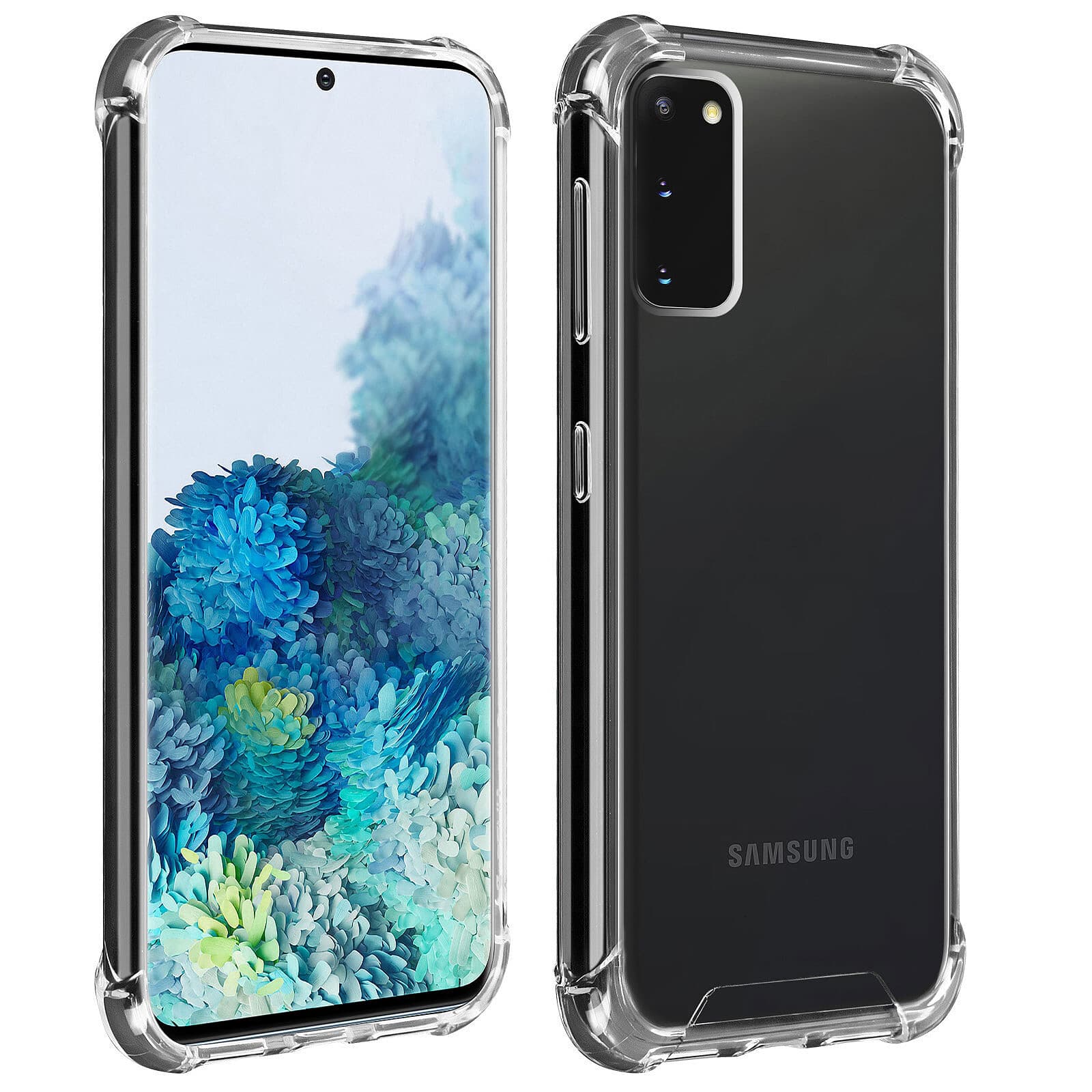 Akashi Coque TPU Angles Renforcés Samsung Galaxy S20+