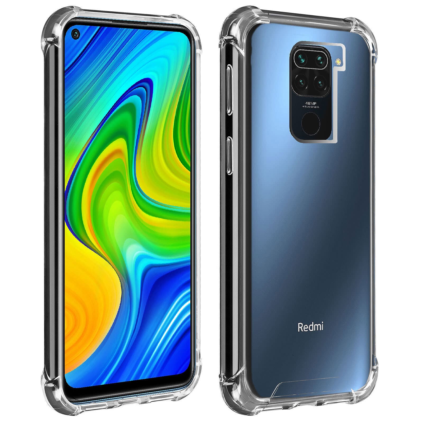Akashi Coque TPU Angles Renforcés Xiaomi Redmi Note 9