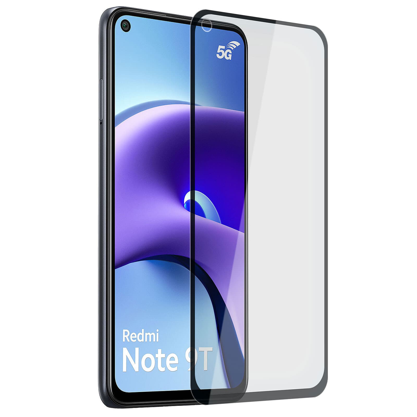 Protège écran AKASHI Xiaomi Redmi Note 9T 5G Verre Trempé 9H
