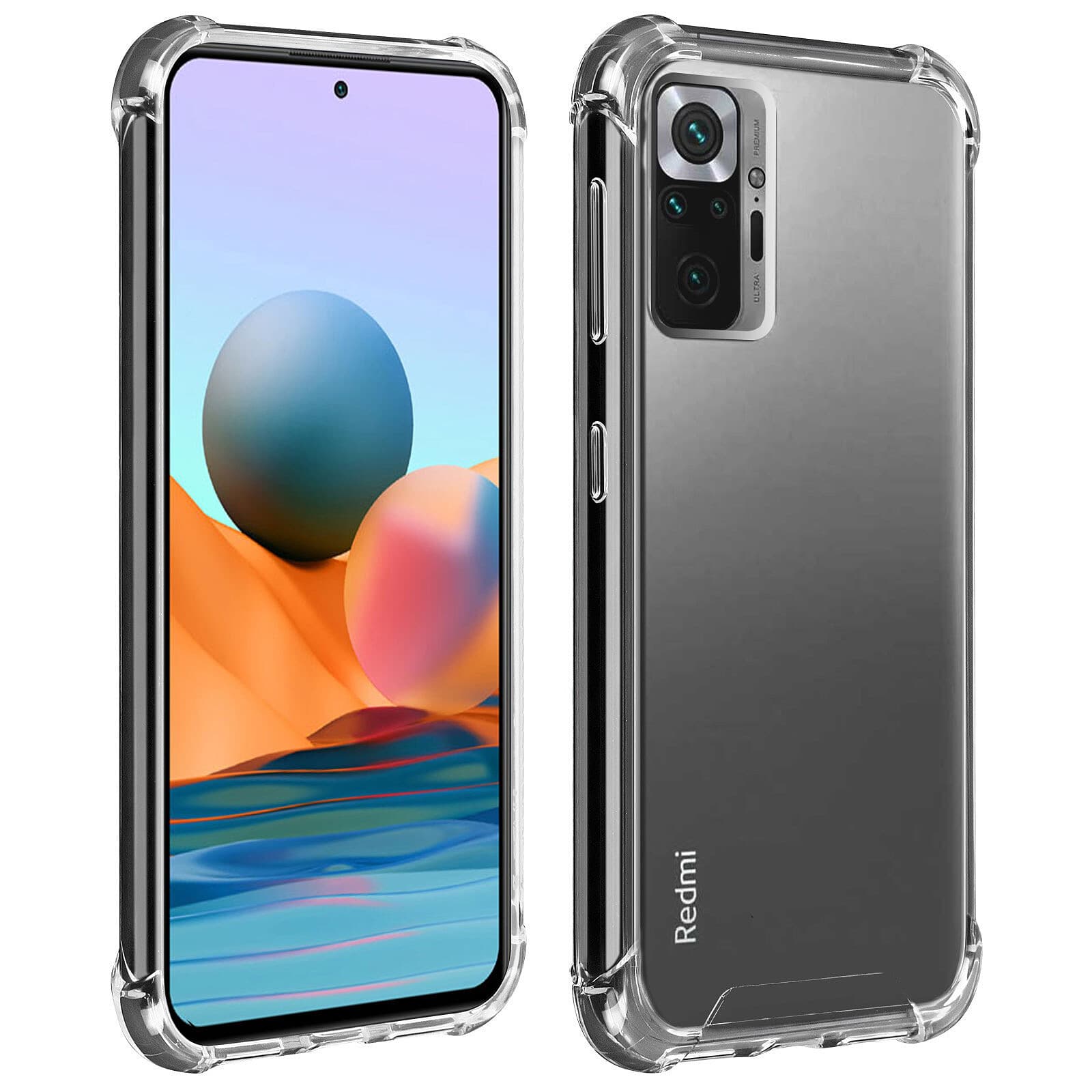 Akashi Coque TPU Angles Renforcés Xiaomi Redmi Note 10 Pro