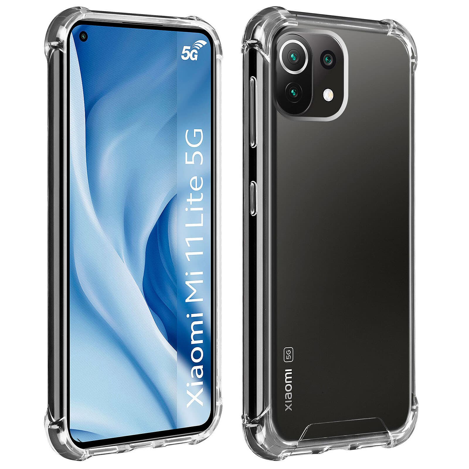 Akashi Coque TPU Angles Renforcés Xiaomi Mi 11 Lite 5G