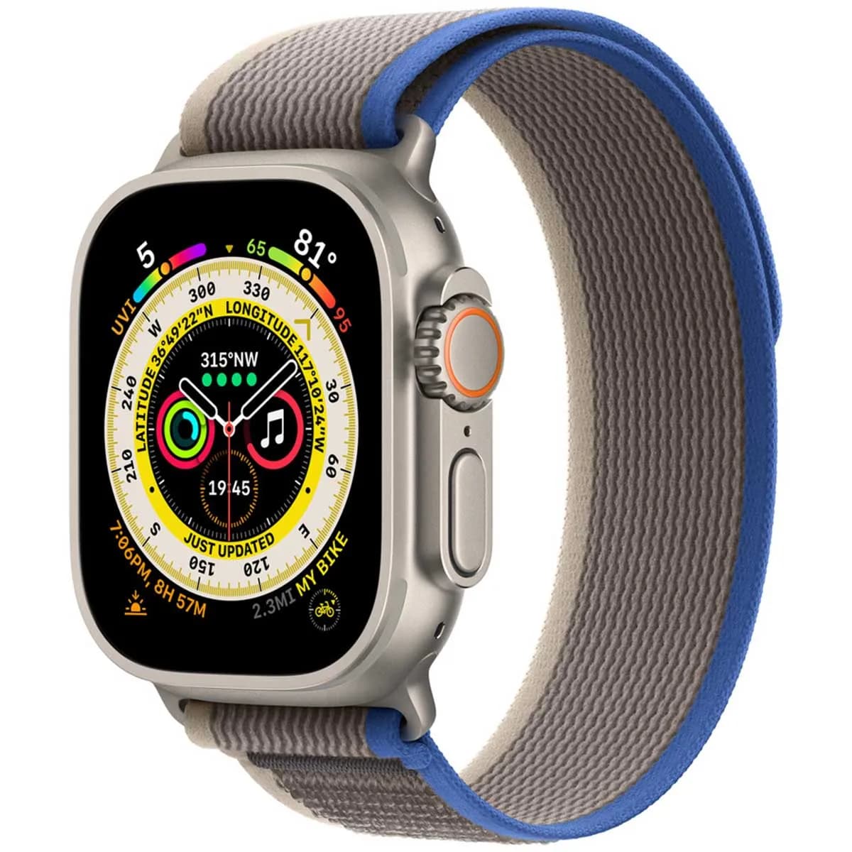 Apple Bracelet de sport en nylon Trail Loop Band pour Watch 1 - S/M