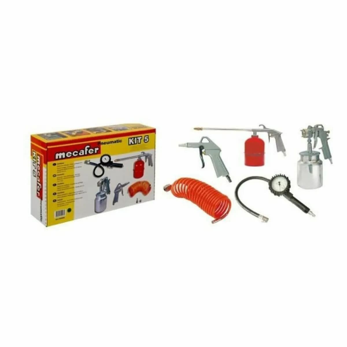 Mecafer Kit accessoires compresseur - 5 pièces