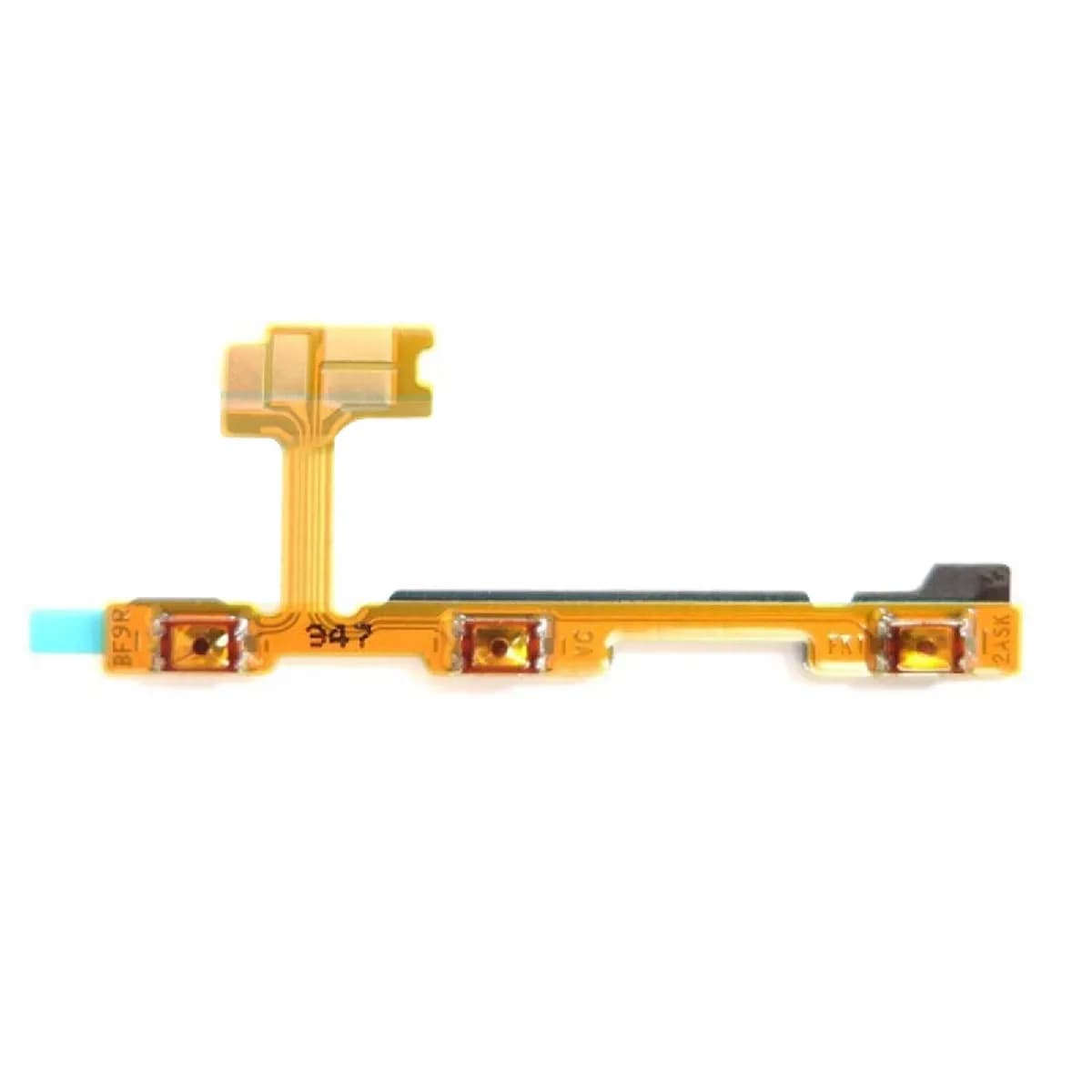 Avizar Clappio Nappe Bouton On et Off pour Huawei P40 Lite Power et Volume Dorée