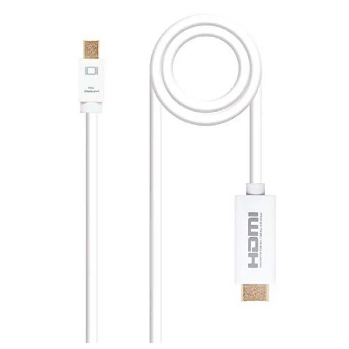 Nanocable Câble audio jack - 3,5 mm - blanc