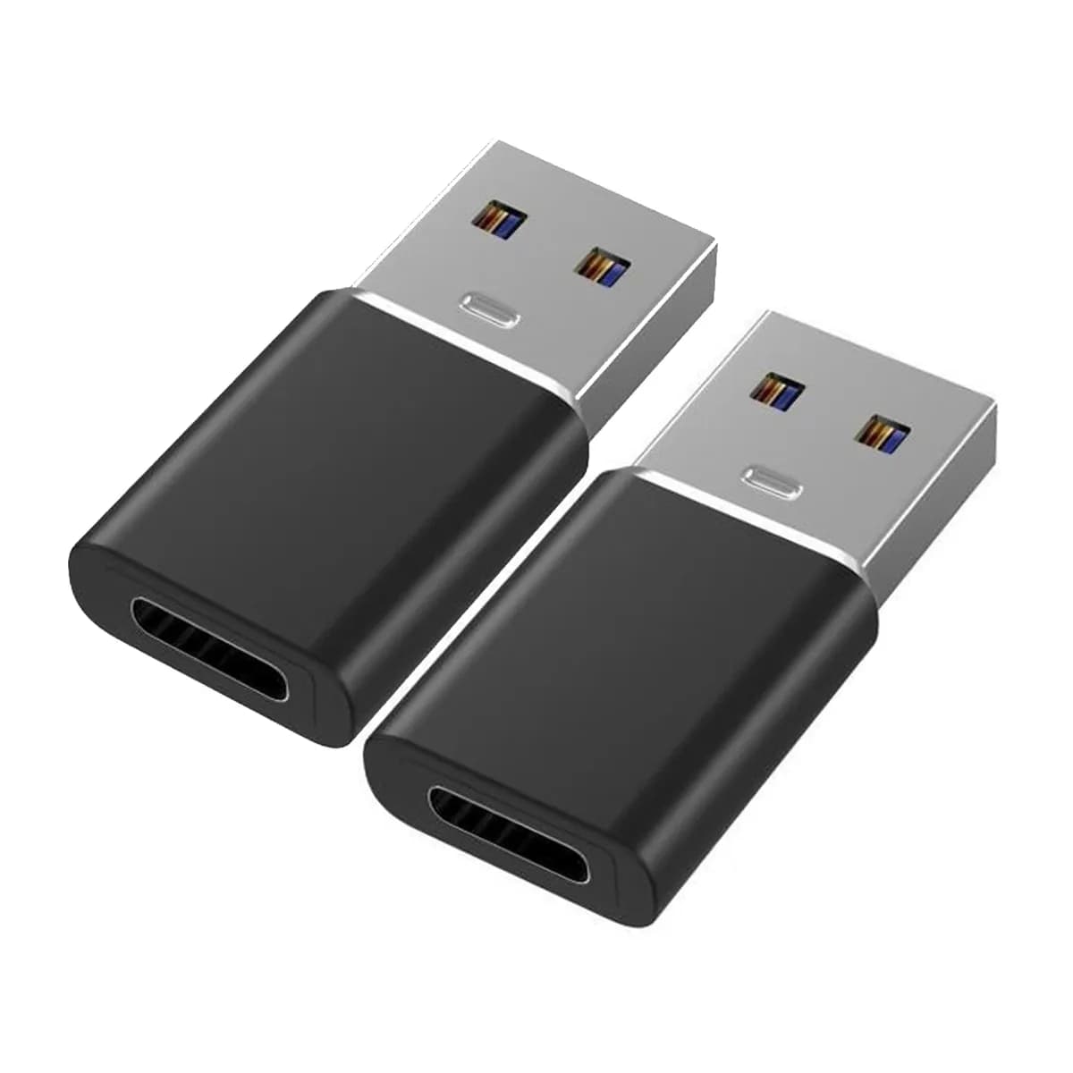 Visiodirect Adaptateur USB-C vers USB pour Motorola - Lot de 2