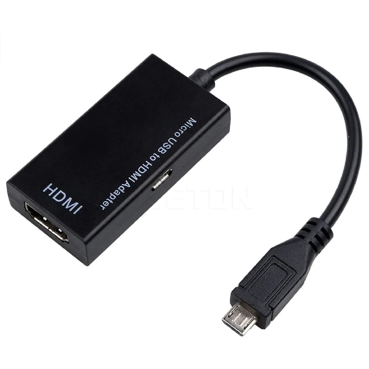 Wewoo Adaptateur MHL Micro USB vers HDMI - 1080p - Noir