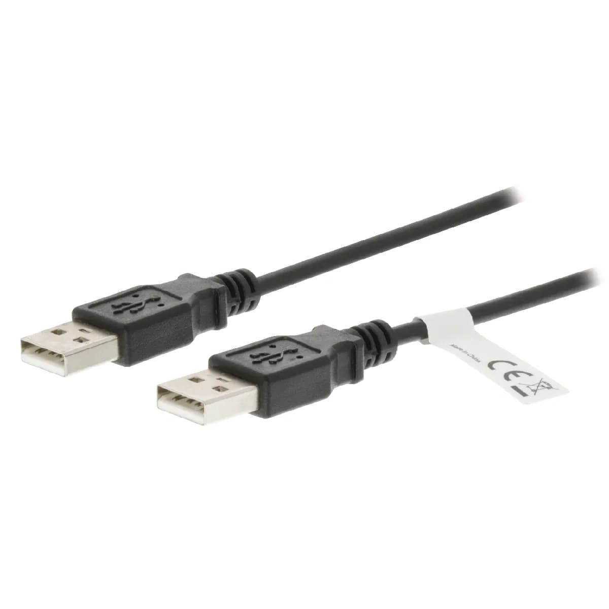 Ansco Câble USB 2.0 AM - AM - 3.00 m - Noir