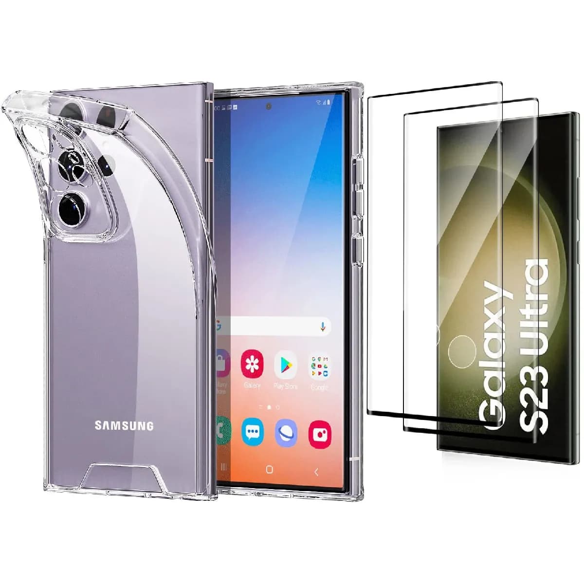 Little boutik Coque Samsung Galaxy S23 Ultra 5G - Transparente
