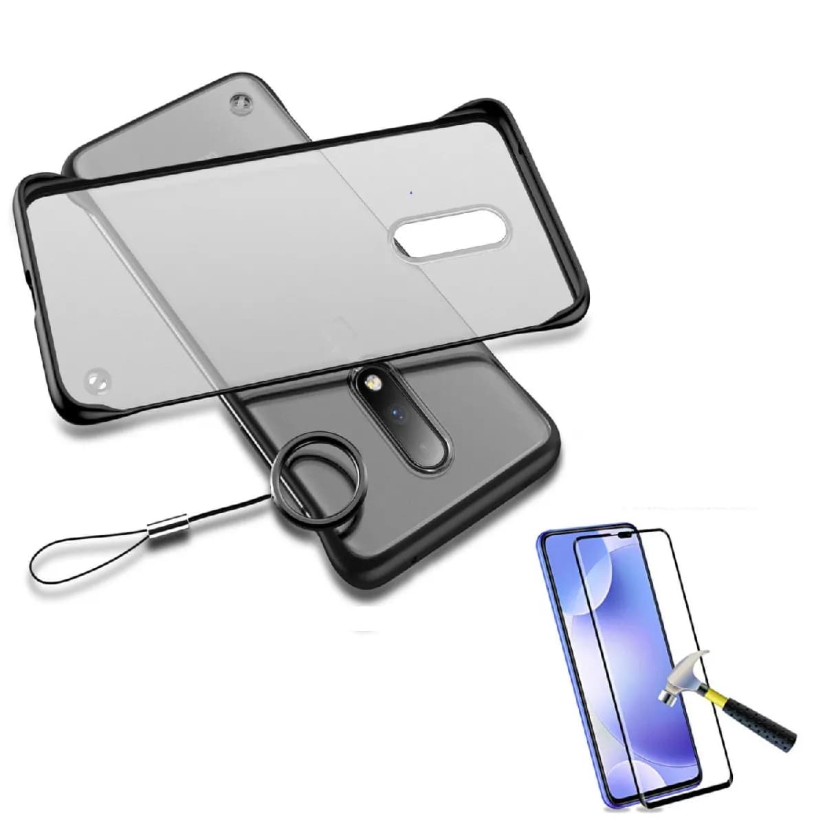 PHONECARE Kit Verre Trempé + Coque Samsung A80