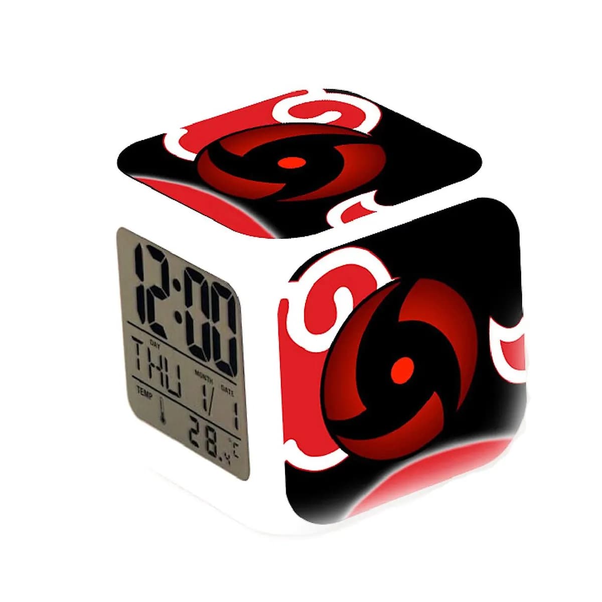 Réveil Cube LED Naruto - Coloré