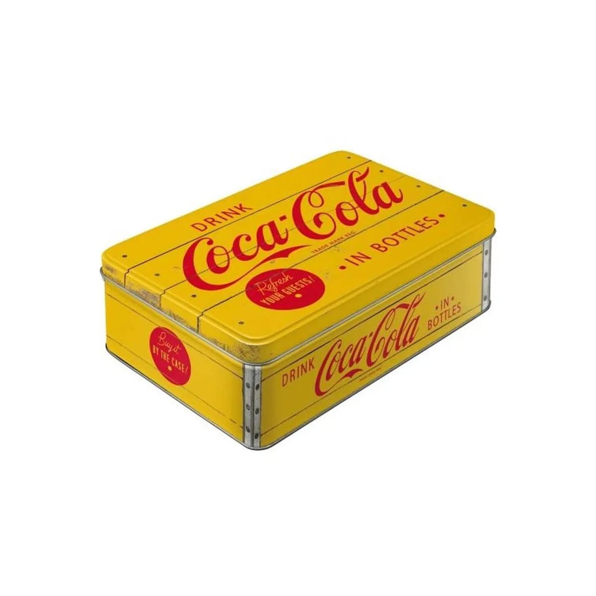 Nostalgic Art Boîte métal Coca Cola - Jaune