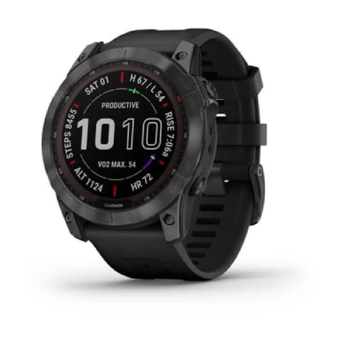 Garmin Montre connectée fenix 7X Sapphire Solar - Gris foncé