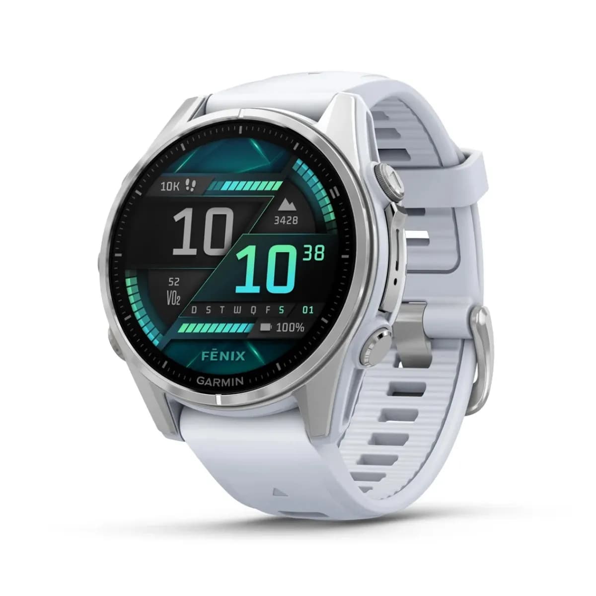 Garmin Montre connectée Fenix 8 - Blanc