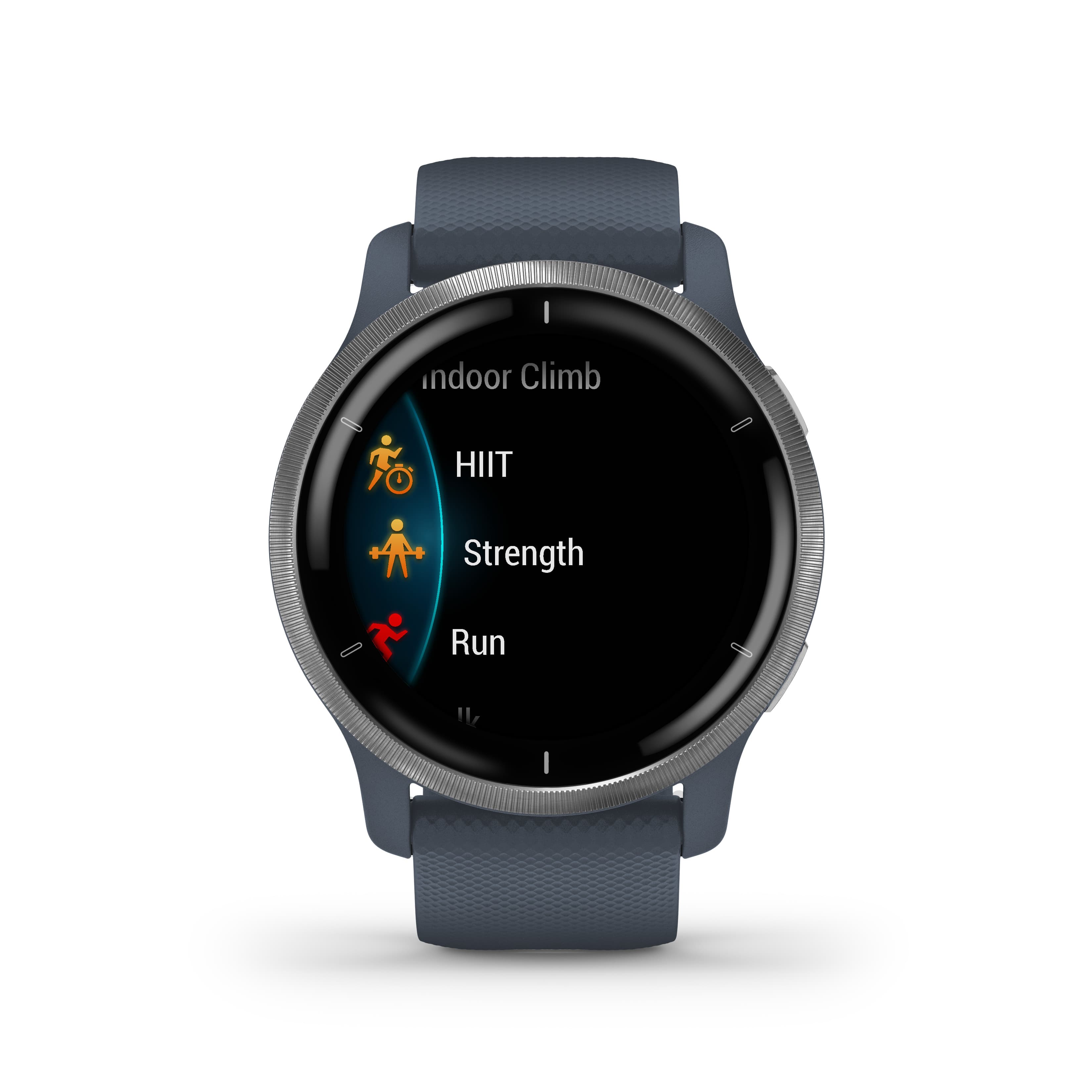 Montre connectée Mixte Garmin - VENU 2 010-02430-10 - Bracelet Silicone Bleu