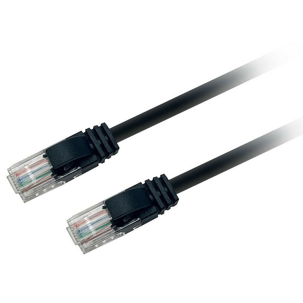 Textorm Câble RJ45 CAT5e U/UTP - Noir - 20 cm