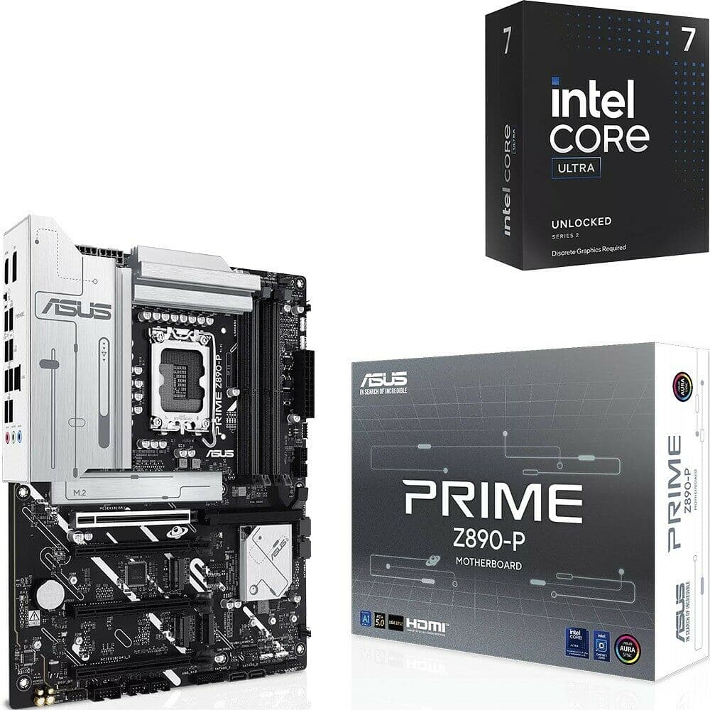 Duo Intel Core Ultra 7 265KF + ASUS PRIME Z890-P