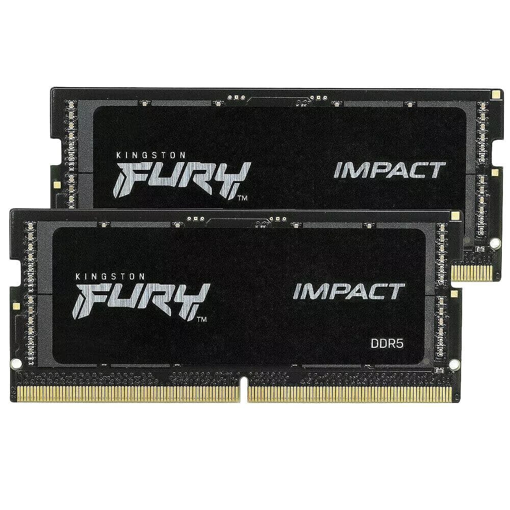 SO-DIMM DDR5 Kingston Fury Impact - 16 Go (2 x 8 Go) 4800 MHz - CAS 38