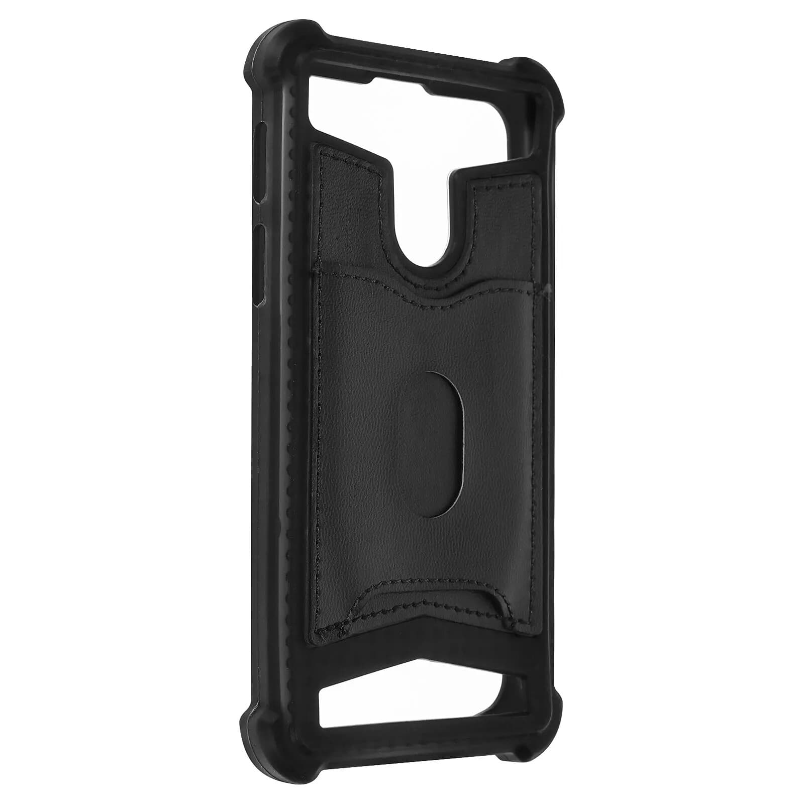 Avizar Coque pour Smartphone 4.7'' à 5'' Souple Coins Bumper Portecarte Amovible