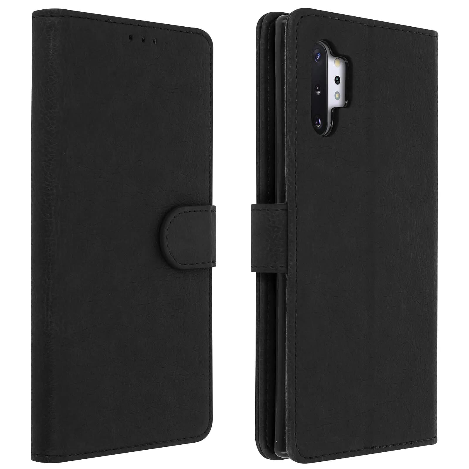 Avizar Étui pour Samsung Galaxy Note 10 Plus Housse Intégrale Porte-cartes Fonction Support